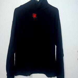 Black rose hoodie